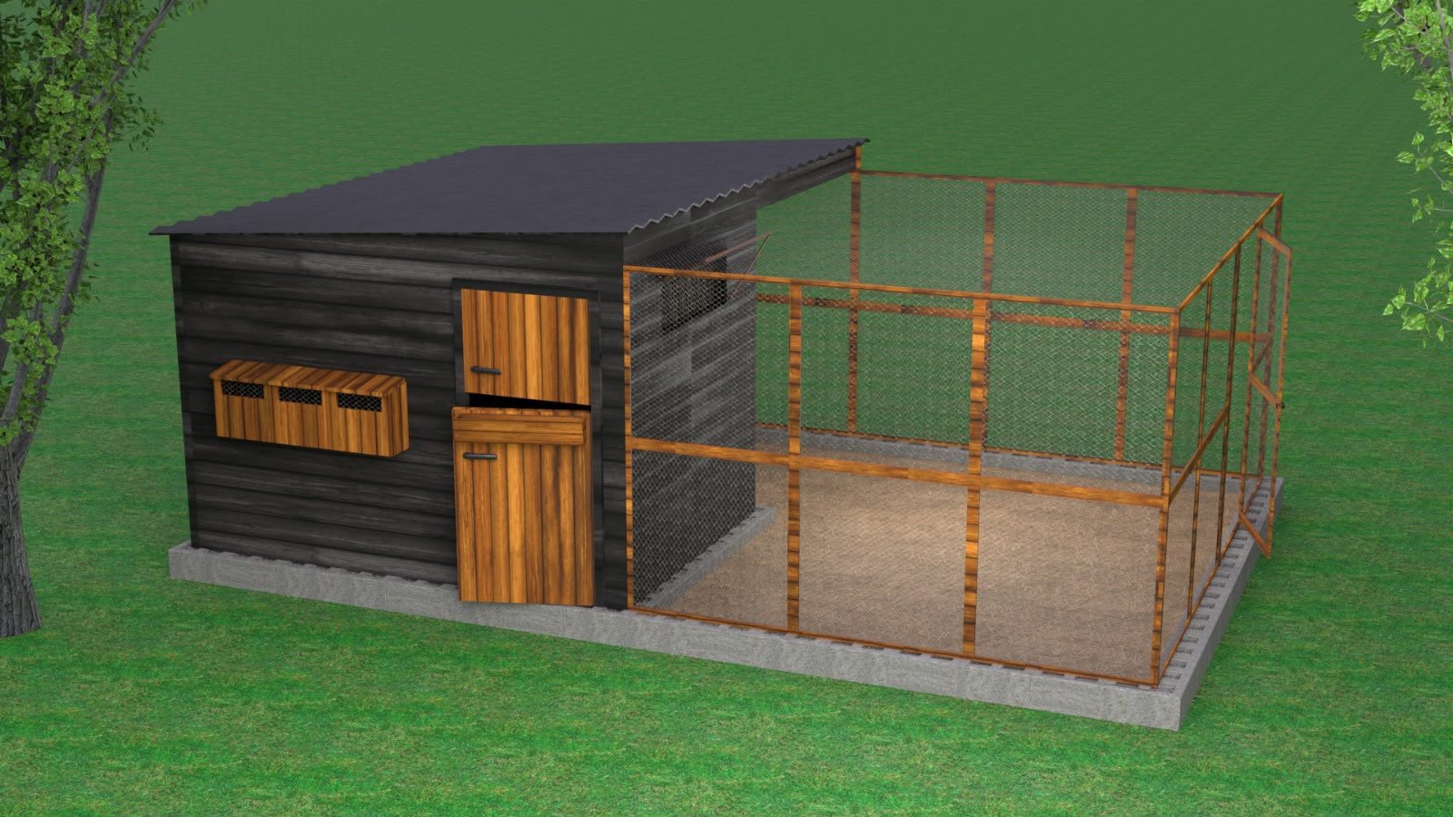 Gallinero Modular Premium 6 × 4 m – 24 m² - Imagen 6