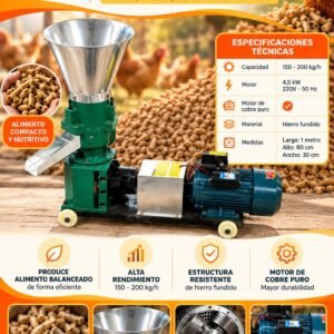 Peletizadora Eléctrica para Alimentos Balanceados